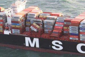 Falling-containers